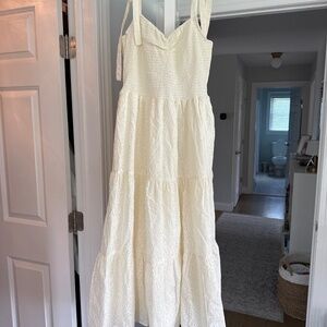 Madewell Offwhite midi dress NWT